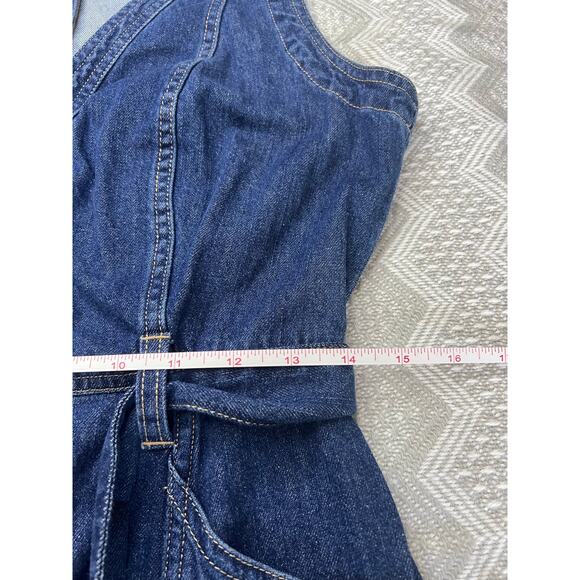 Sundance Poppy Denim Maxi Dress in Light Wash, size 8 Western Coastal Cowgirl - Picture 13 of 15